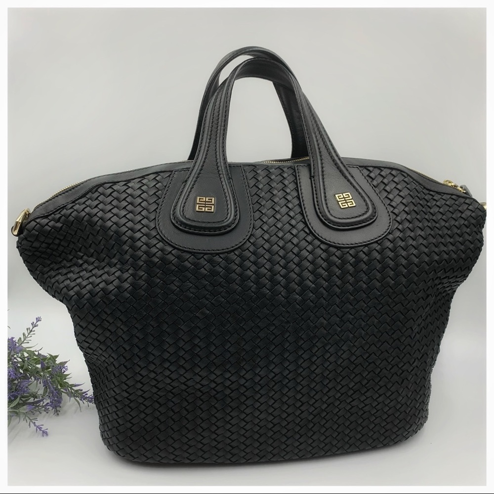GIVENCHY Nightingale Satchel Woven Leather - Picture 4 of 17
